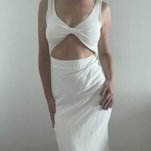 Petal and pup Apollo dress, white, size 4